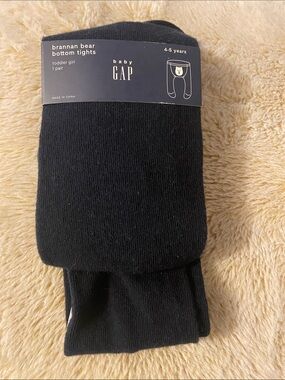 GAP Navy Blue Brannan Bear Bottom Tights - Baby/Toddler Girls